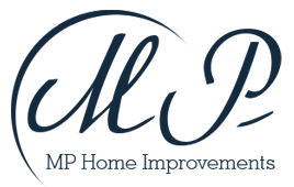 MP Home Improvements Logo Blue